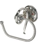 Держатель для бумаги (цвет хром, декор состаренное серебро) MARE