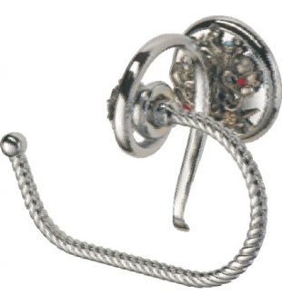 Держатель для бумаги (цвет хром, декор состаренное серебро) MARE