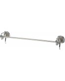 Держатель для полотенец (цвет хром, декор состаренное серебро) MARE