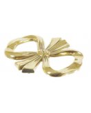 Подставка под кастрюлю "Бантик" в блестящей лаутни