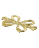 Подставка под кастрюлю "Бант" в блестящей латуни