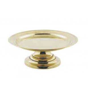 Блюдо для фруктов на подставке 1.902 в блестящей латуни