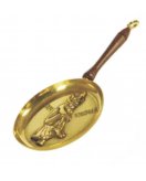 Декоративная "Сковородка" 15.0186 в блестящей латуни