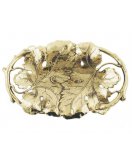 Блюдо большое "Виноградная лоза" 2.005 в блестящей латуни