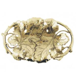 Блюдо большое "Виноградная лоза" 2.005 в блестящей латуни