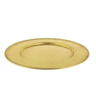 Тарелка 2.010 в блестящей латуни