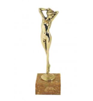 Статуэтка "Танцовщица" 3.150 в блестящей латуни
