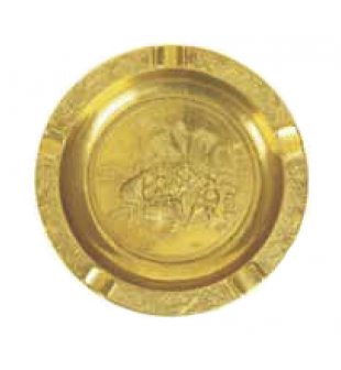 Пепельница diam. в блестящей латуни