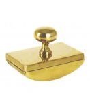 Пресс-папье в блестящей латуни