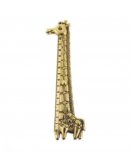 Линейка "Жираф" в блестящей латуни