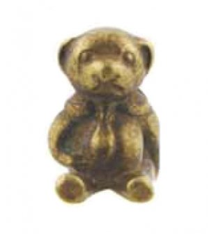 Аксессуар-статуэтка "Медвежонок" 2.229 в состаренной латуни