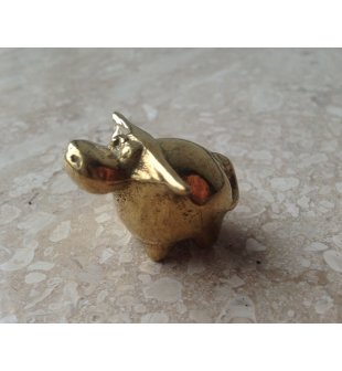 Аксессуар-статуэтка "Буйвол" 2.213 в блестящей латуни