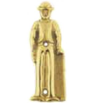 Аксессуар-табличка настенная для туалета "Мужчина" в блестящей латуни