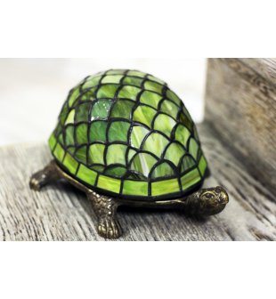 Светильник настольный Диммарк Черепаха F-886.01, состаренная латунь