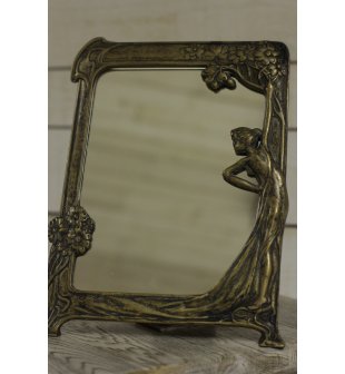 Зеркало "Леди" в состаренной латуни