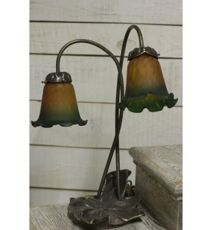 Светильник настольный Диммарк F-908.00, состаренная латунь