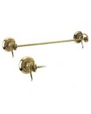 Держатель для полотенец в блестящей латуни