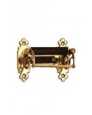 Держатель для полотенец в состаренной латуни