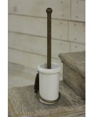 Щеткодержатель/керамика в состаренной латуни