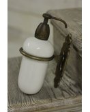 Дозатор для жидкого мыла Диммарк 01393, керамика, состаренная латунь