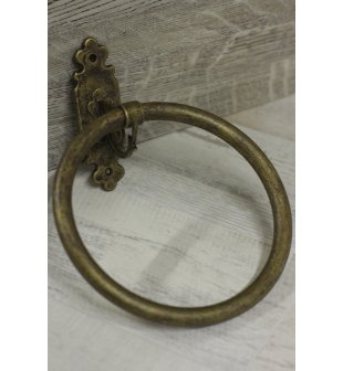 Кольцо для полотенец Диммарк 131394, состаренная латунь