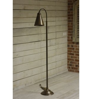 Торшер Диммарк 01854, блестящая и состаренная латунь