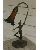 Светильник настольный Диммарк F-462.00, состаренная латунь