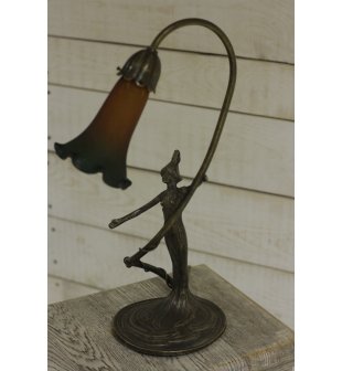 Светильник настольный Диммарк F-462.00, состаренная латунь