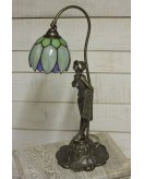 Светильник настольный Диммарк F-504.00, состаренная латунь