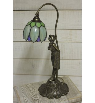 Светильник настольный Диммарк F-504.00, состаренная латунь