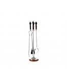 Аксессуар для камина (совок, метелка, щипцы,кочерга) 141381 в серебре