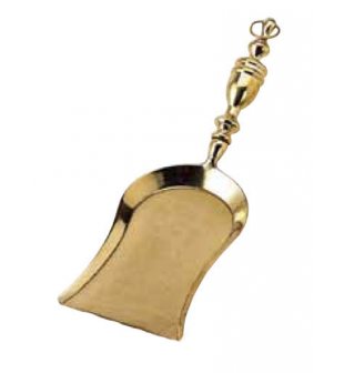 Совок в блестящей латуни