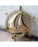 Ключница 00072 Диммаркет в блестящей латуни