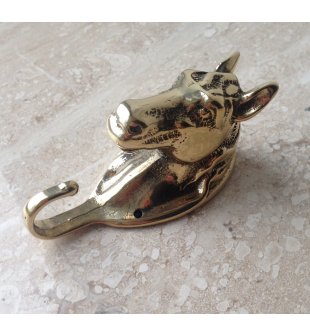 Крючок для одежды 00096 Диммаркет в блестящей латуни