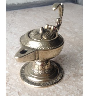 Светильник "Лампа Аладдина" 00206 в блестящей латуни