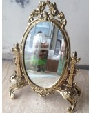 Зеркало Луи XVI Диммаркет 00601 в блестящей латуни