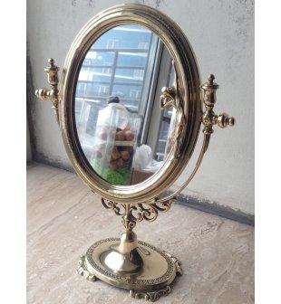 Зеркало Либерти 01092 в блестящей латуни