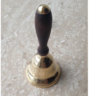 Колокольчик 01771 в блестящей латуни