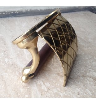 Держатель для туалетной бумаги 01915  в блестящей лаитуни